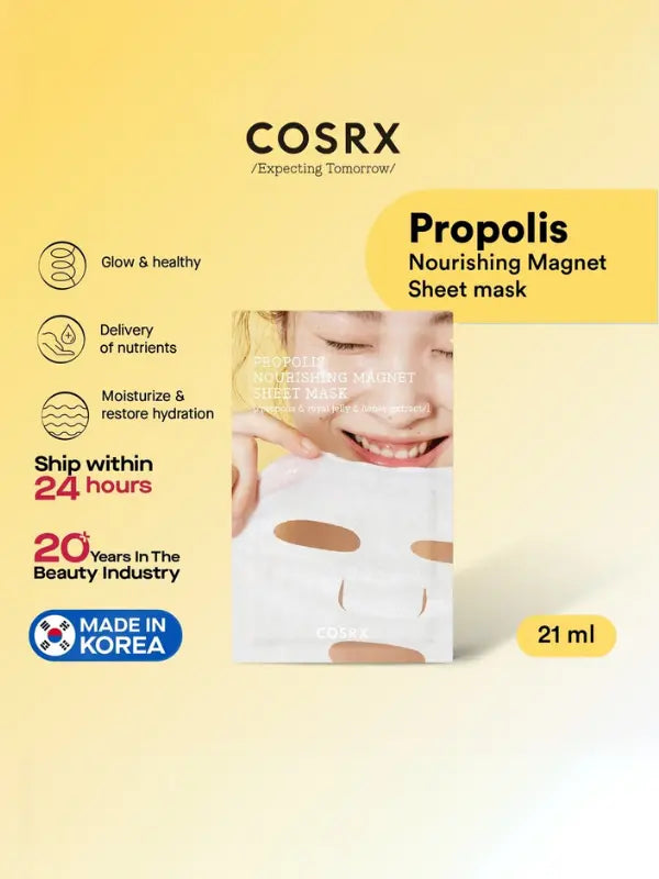 COSRX Full Fit Propolis Nourishing Magnet Sheet Mask 25ml-2