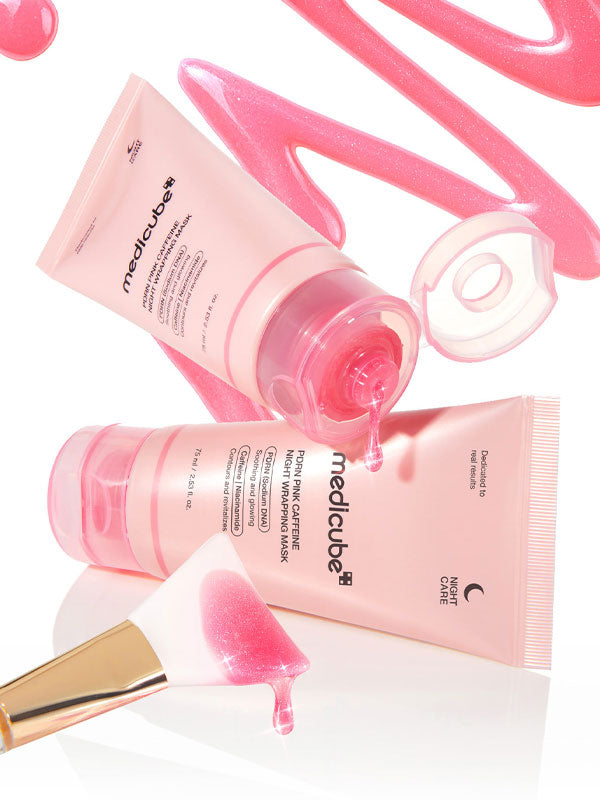 medicube PDRN Pink Caffeine Night Wrapping Mask 75ml-4