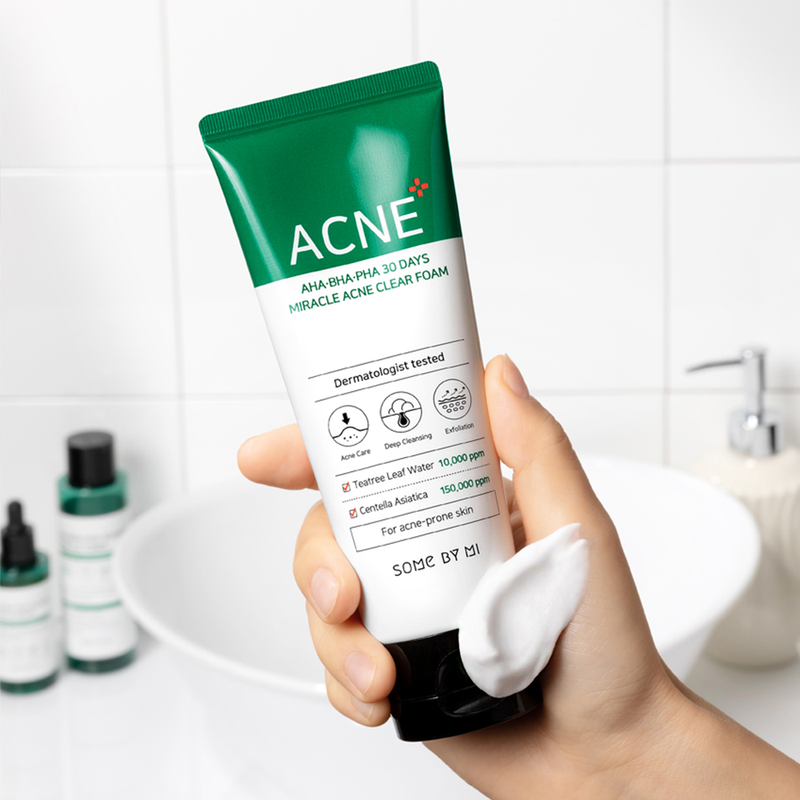 SomeByMi AHA-BHA-PHA 30DAYS MIRACLE ACNE CLEAR FOAM 100ml