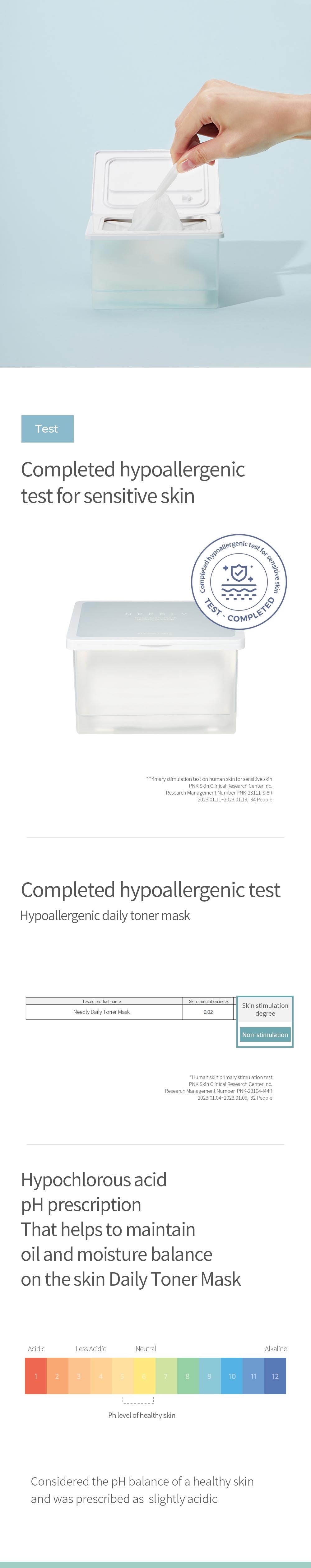 Needly Daily Toner Mask Pack 30 Sheets