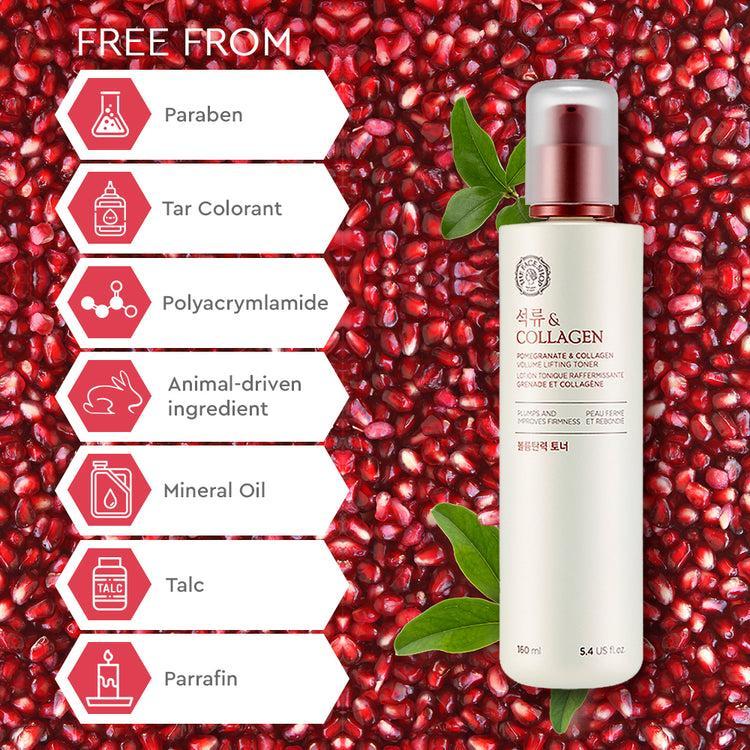 Thefaceshop POMEGRANATE AND COLLAGEN VOLUME LIFTING TONER 160ml
