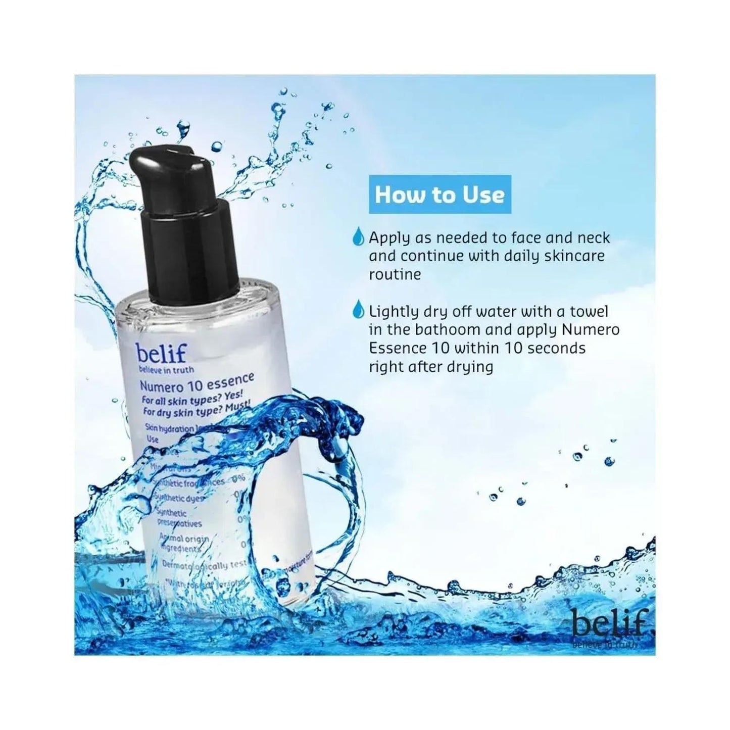 Belif Numero 10 essence 75 ml