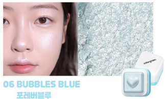 Colorgram Milk Bling Heartlighter 06 Bubbles Blue
