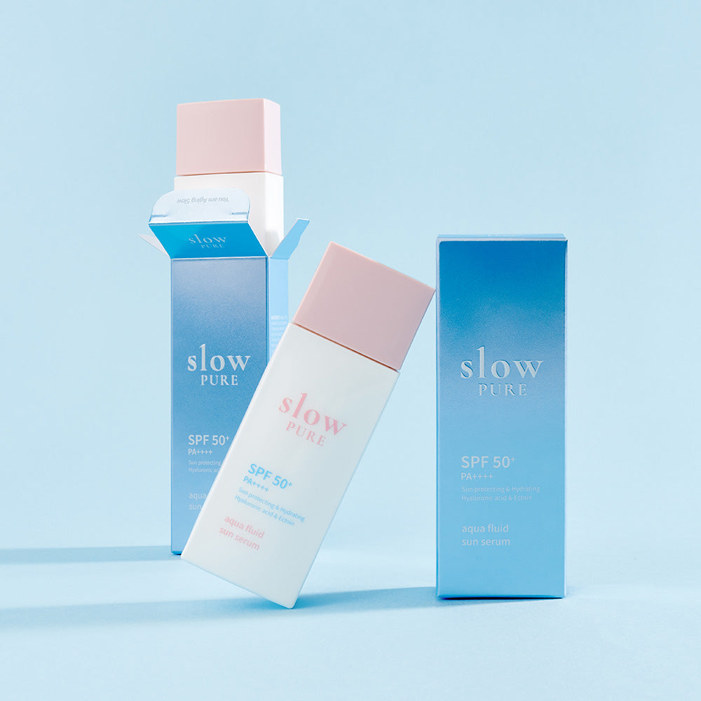 slowpure aqua fluid sun serum SPF50+ PA++++ 50ml