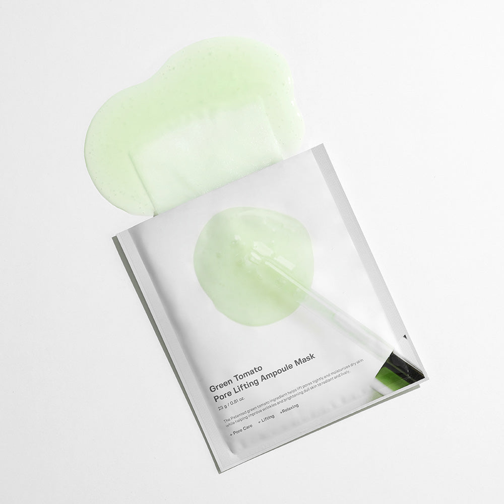 SUNGBOON EDITOR Green Tomato Pore Lifting Ampoule Mask 23g*10pcs