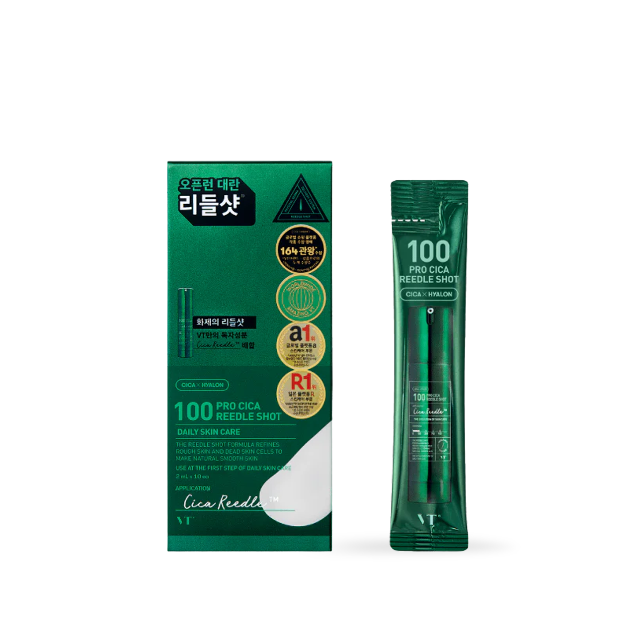 VT Cosmetics 100 PRO CICA Reedle shot 10ea