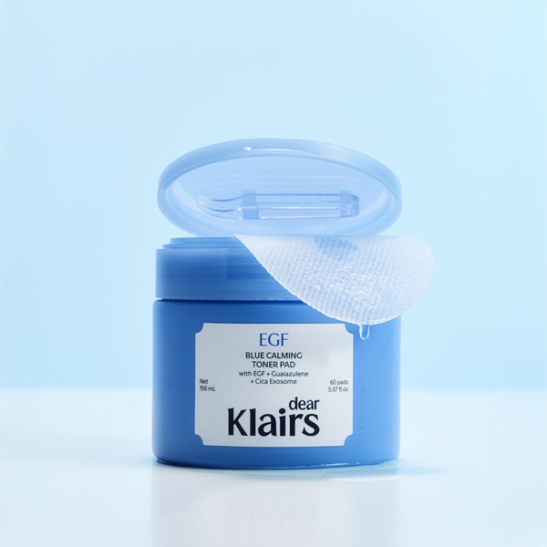Dear,Klairs EGF Blue Calming Toner Pad 150 ml 60 Pads