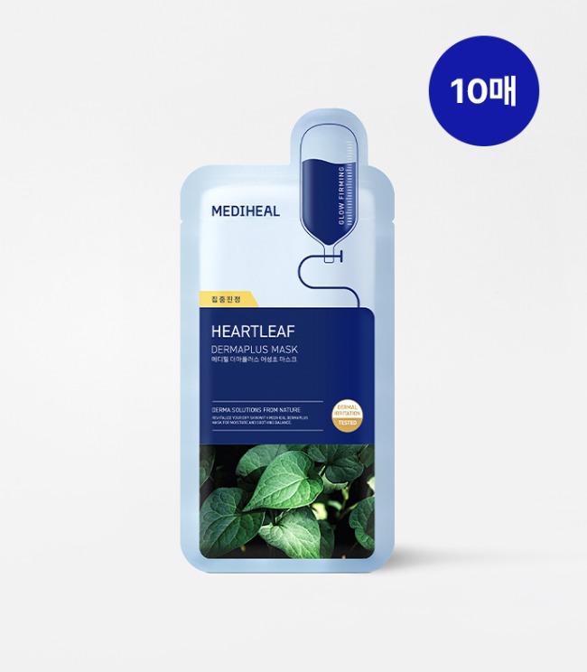 Mediheal Derma Plus Heartleaf Mask 10ea