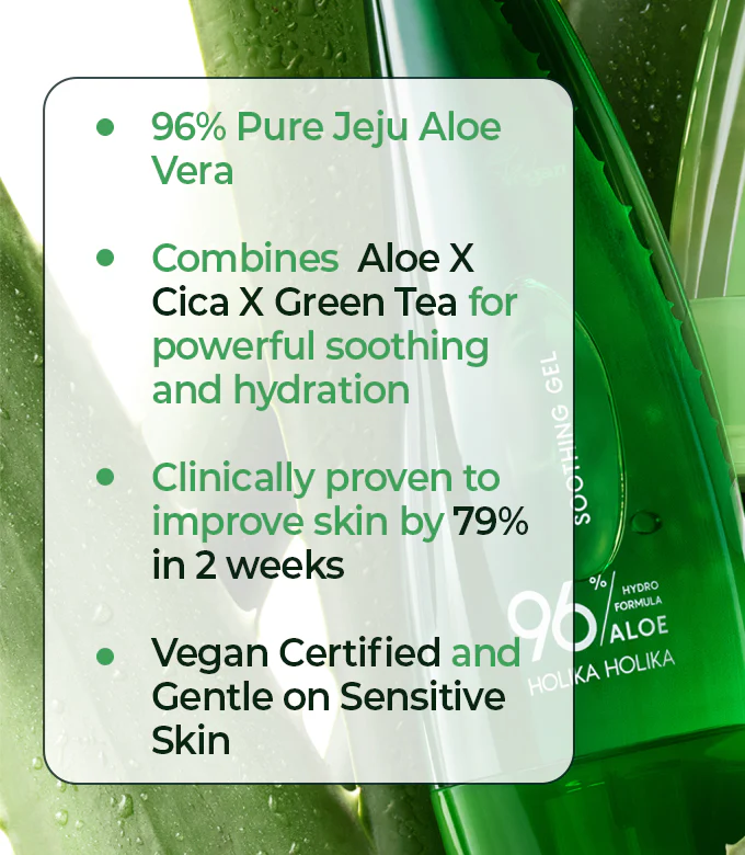 HolikaHolika Aloe Hydro Formula 96% Soothing Gel 250ml