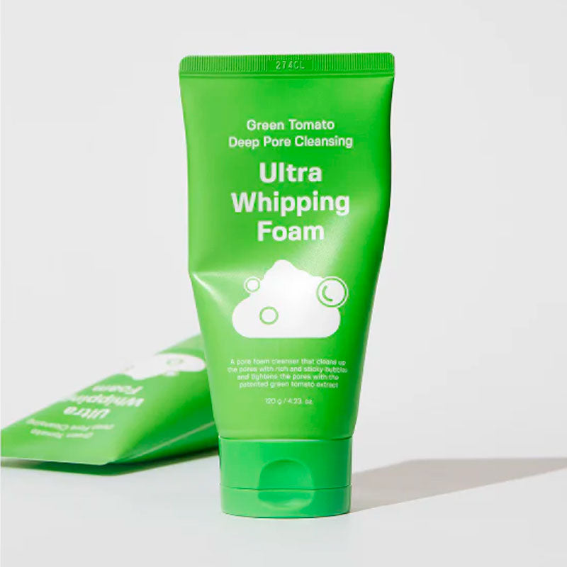 Sungboon Editor Green Tomato Deep Pore Cleansing Ultra Whipping Foam 120g-3
