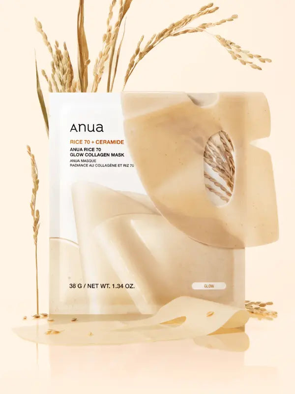 Anua Rice 70 Glow Collagen Mask 38g-0