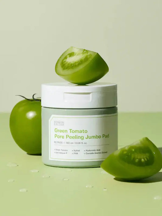 Sungboon Editor Green Tomato Pore Peeling Jumbo Pad 180ml / 60pads-0