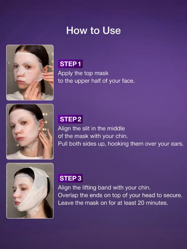 numbuzin No.9 NAD Bio Lifting Full Cover Facial Mask 48ml - 1 BOX / 4 PCS (+GWP)-3