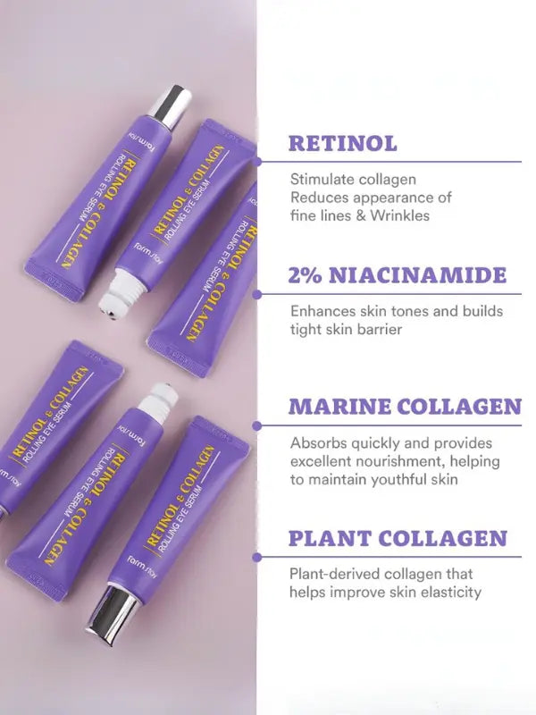 Farm stay Retinol & Collagen Rolling Eye Serum 25ml-2