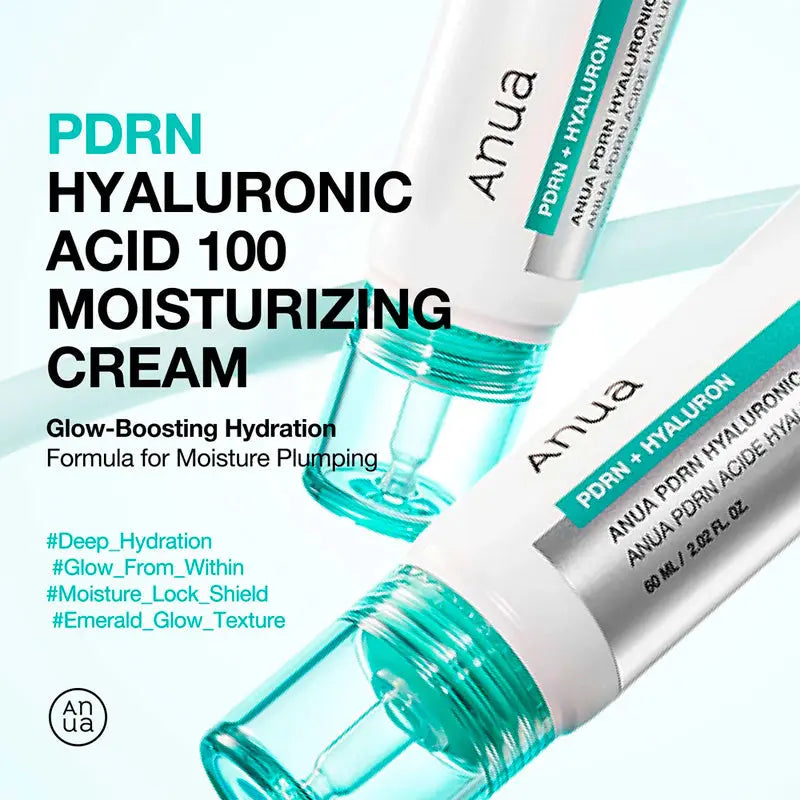 Anua PDRN Hyaluronic Acid 100 Moisture Cream 60ml-2