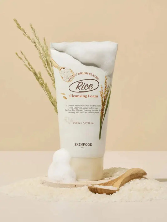 Skinfood Daily Brightening Rice Cleansing Foam 150ml-0