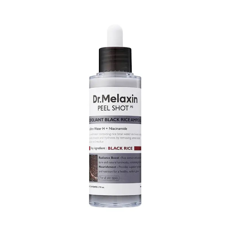 Dr.Melaxin Peel Shot Exfoliating Black Rice Ampoule 80ml-1