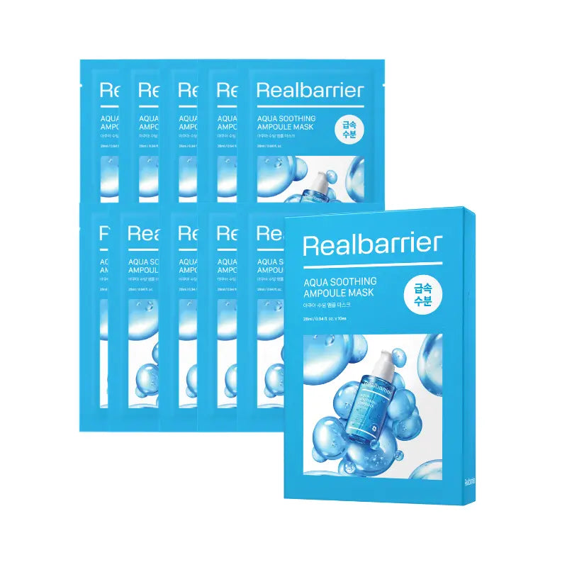 Real Barrier Aqua Soothing Ampoule Mask 28ml-1