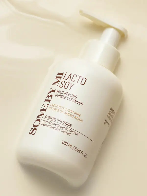 SOME BY MI Lactosoy Mild Bubble Peeling Cleanser 180ml-4