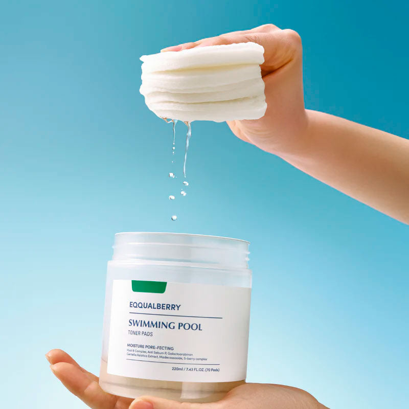 Eqqualberry Swimming Pool Toner Pads 220ml / 70 sheets-3