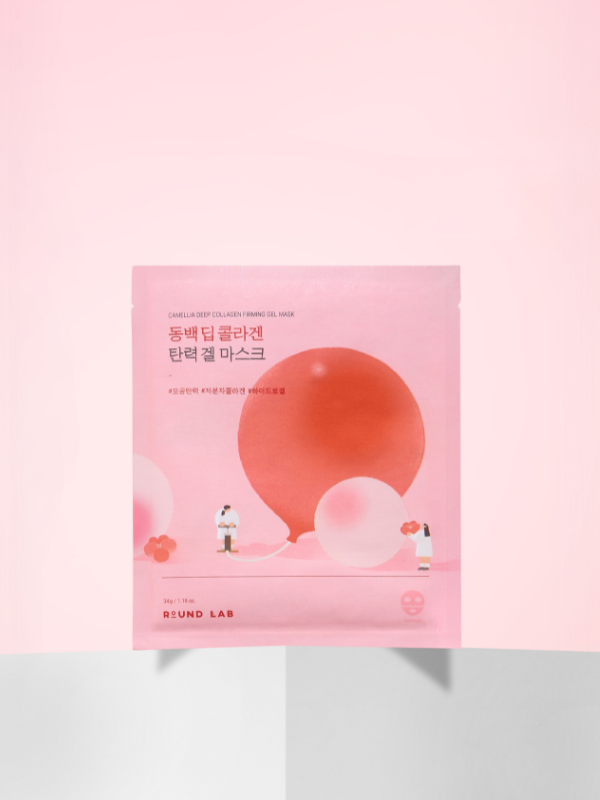 Round Lab Camellia Deep Collagen Firming Gel Mask 34ml-3