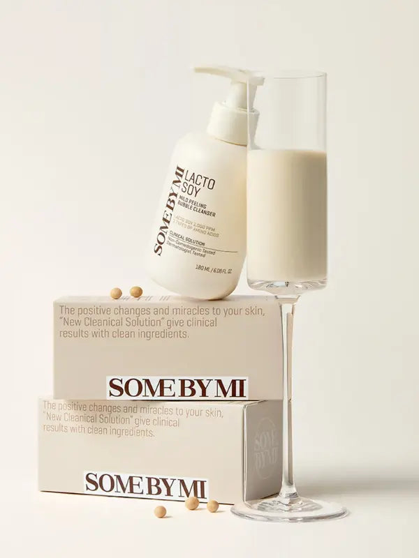 SOME BY MI Lactosoy Mild Bubble Peeling Cleanser 180ml-2
