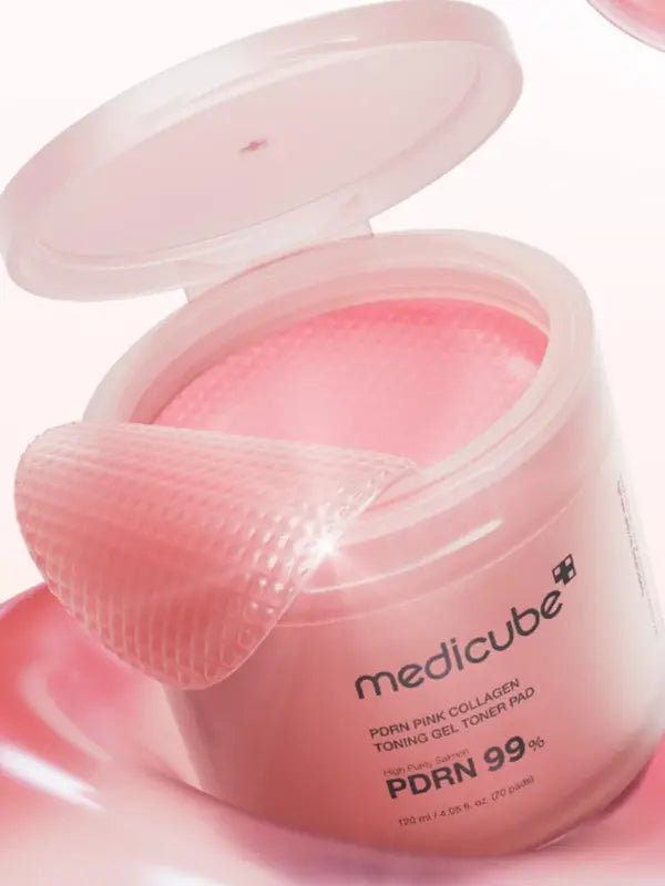 medicube PDRN Pink Collagen Toning Gel Toner Pad 120ml / 70pads-0