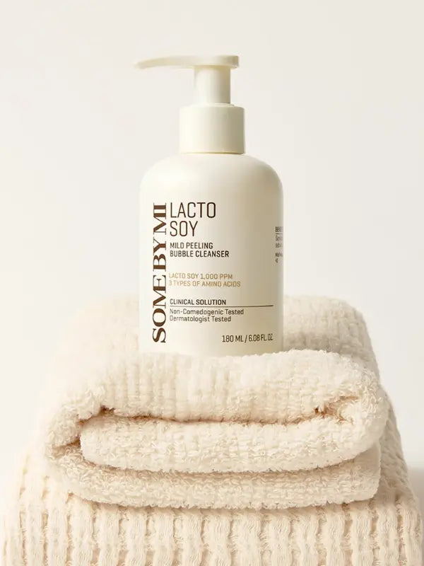 SOME BY MI Lactosoy Mild Bubble Peeling Cleanser 180ml-3