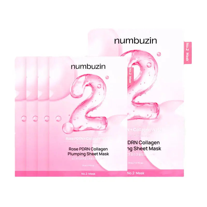 numbuzin No.2 Rose PDRN Collagen Plumping Sheet Mask 33ml-1