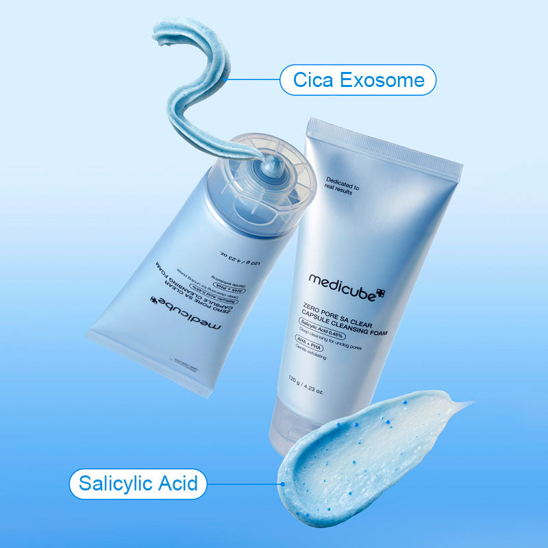 medicube Zero Pore Clearing Capsule Cleansing Foam 120g-3