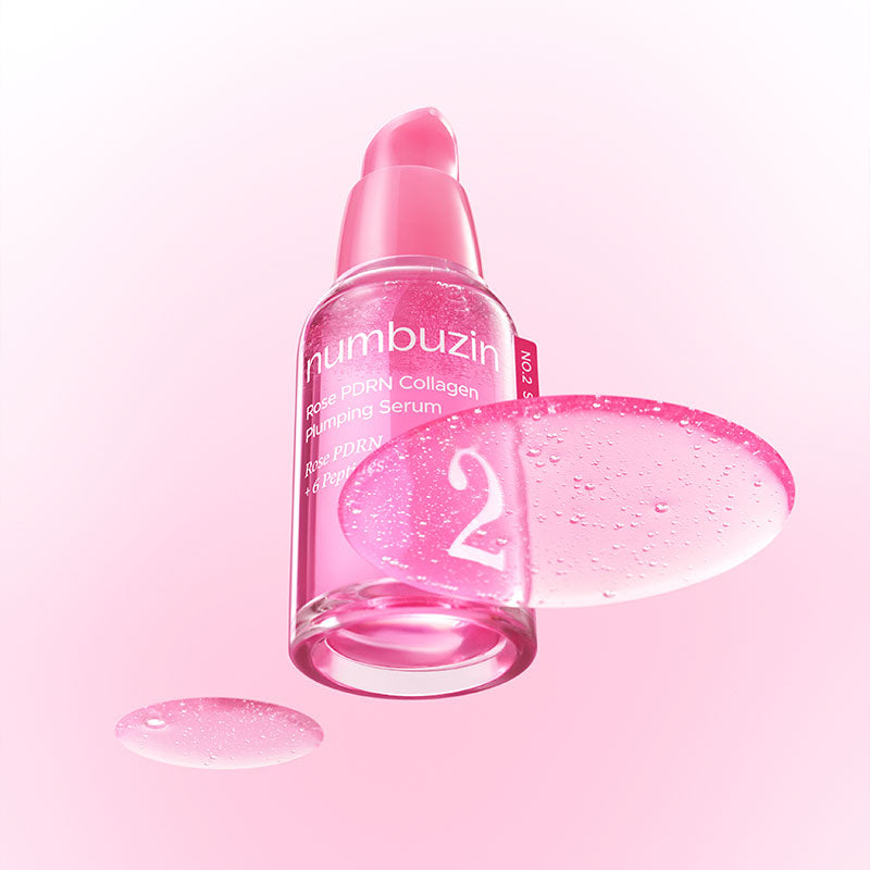 numbuzin No.2 Rose PDRN Collagen Plumping Serum 30ml-4