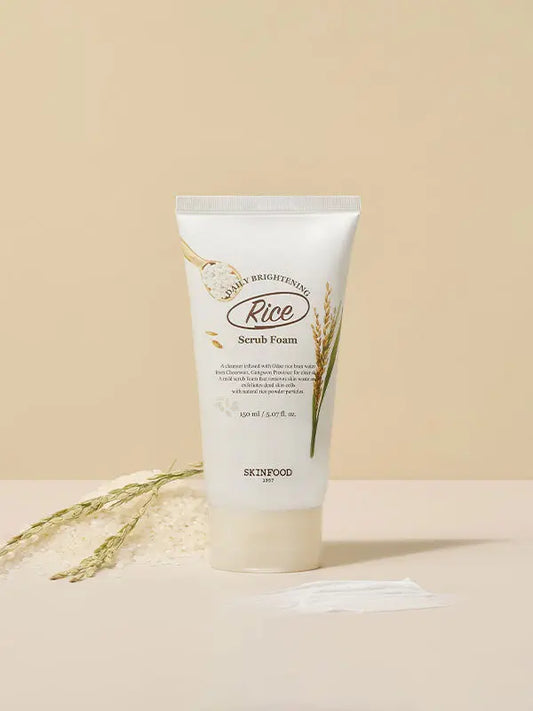 Skinfood Rice Daily Brightening Scrub Foam 150ml-0