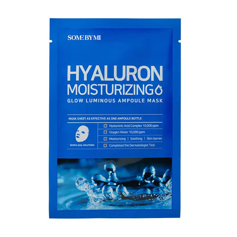 SOME BY MI Hyaluron Moisturizing Glow Luminous Ampoule Mask 1 PC-0