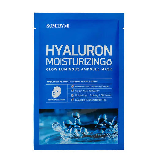 SOME BY MI Hyaluron Moisturizing Glow Luminous Ampoule Mask 1 PC-0