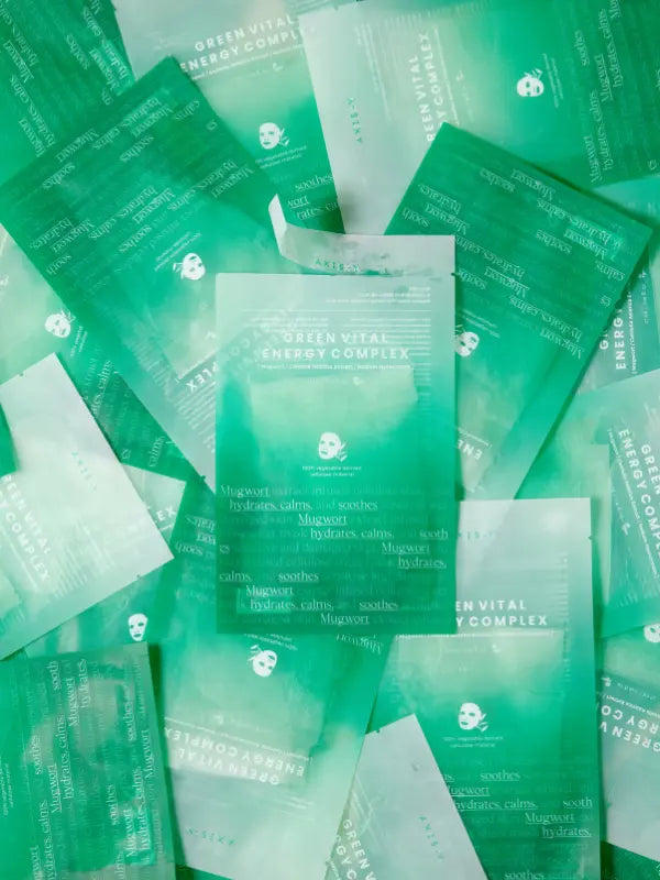 Axis-y Mugwort Green Vital Energy Complex Sheet Mask 27ml-0