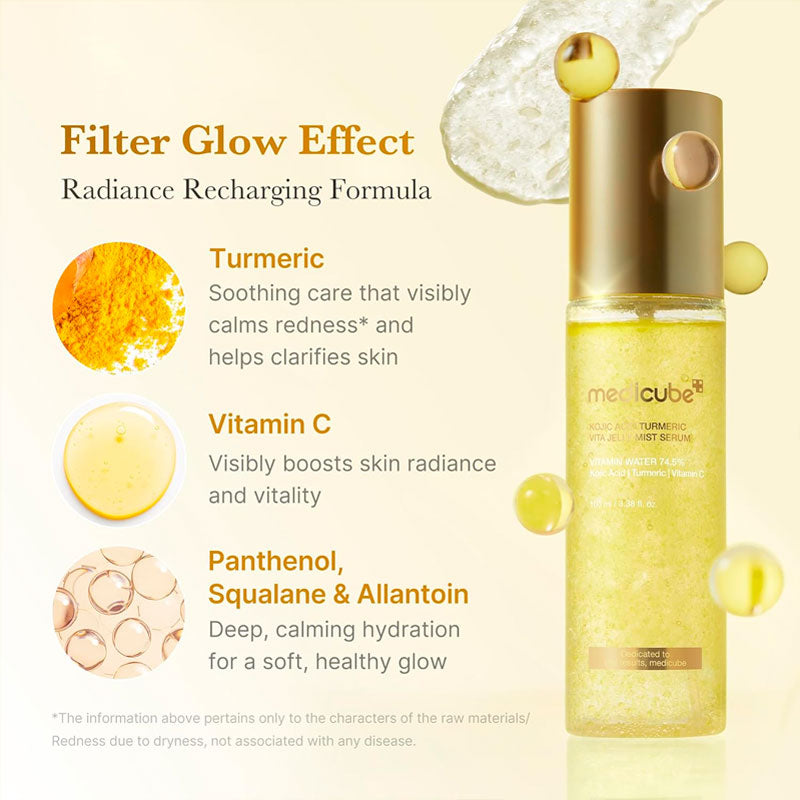 medicube Kojic Acid Turmeric Vita Jelly Mist Serum 100ml-3