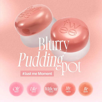 fwee Lip & Cheek Blurry Pudding Pot 5g-1