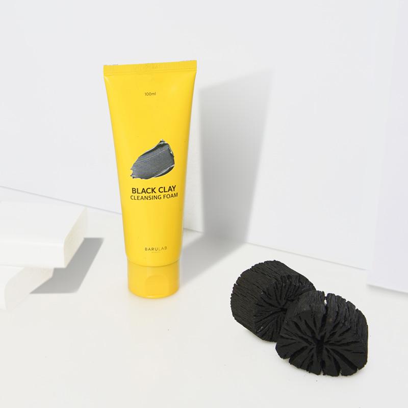 BARULAB  BLACK CLAY  CLEANSING FOAM 100ml