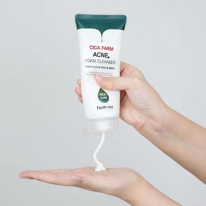 Farmstay Cica Farm Acne Foam Cleanser 180ml