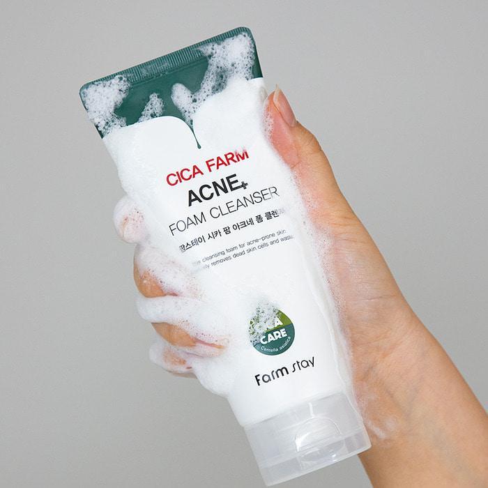 Farmstay Cica Farm Acne Foam Cleanser 180ml