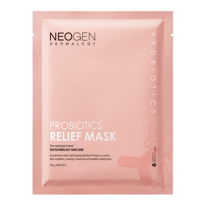 NeoGen DERMALOGY PROBIOTICS RELIEF MASK (25ML X 5 SHEETS)
