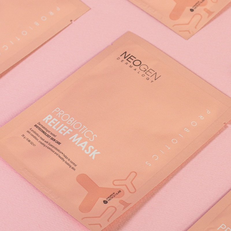 NeoGen DERMALOGY PROBIOTICS RELIEF MASK (25ML X 5 SHEETS)