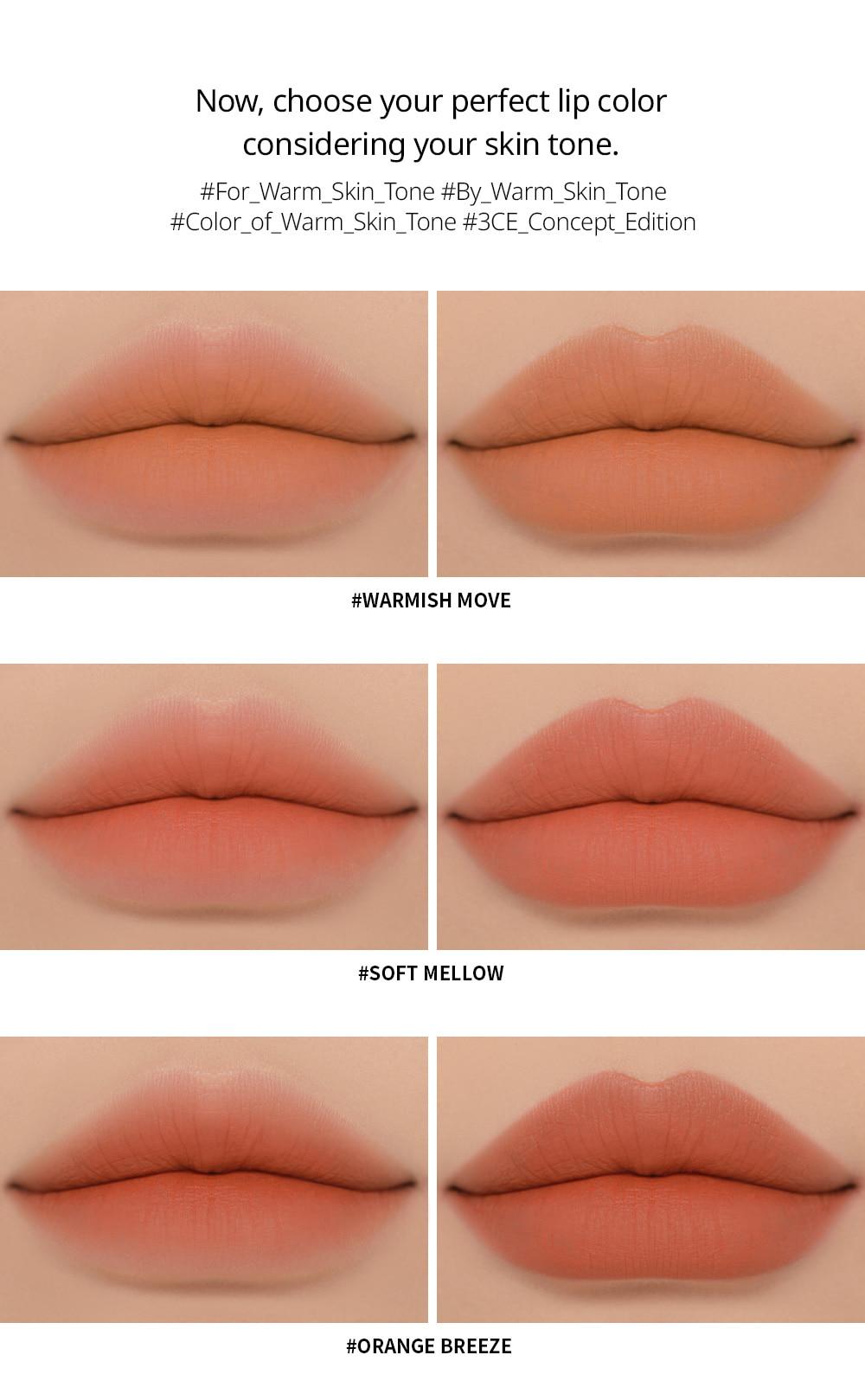 3CE SOFT MATTE LIPSTICK #WARMISH MOVE