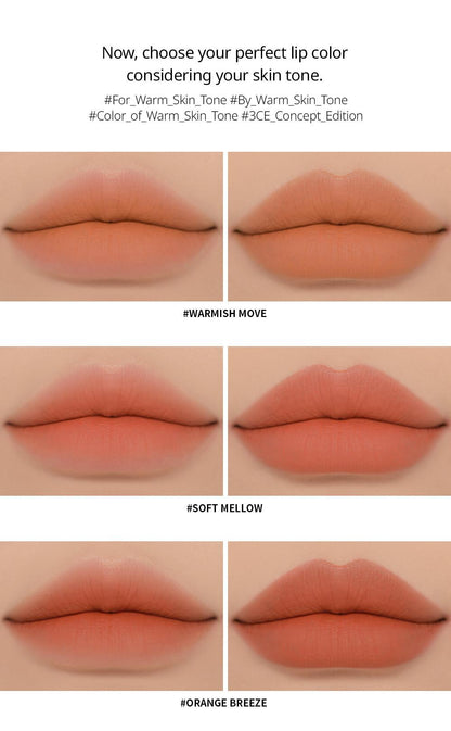 3CE SOFT MATTE LIPSTICK #WARMISH MOVE