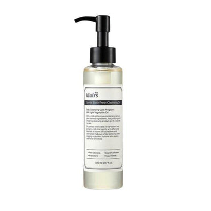 Dear Klairs Gentle Black Fresh Cleansing Oil 150ml