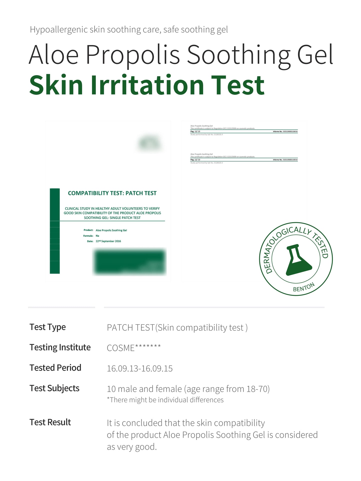 Benton Aloe Propolis Soothing Gel 100ml