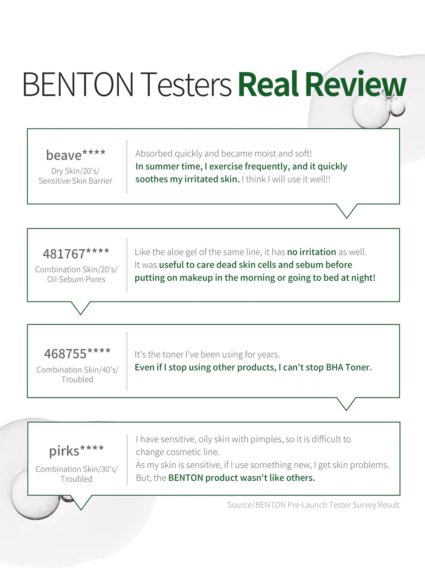 Benton Aloe BHA Skin Toner 200ml - Renewal