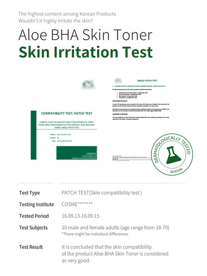 Benton Aloe BHA Skin Toner 200ml - Renewal