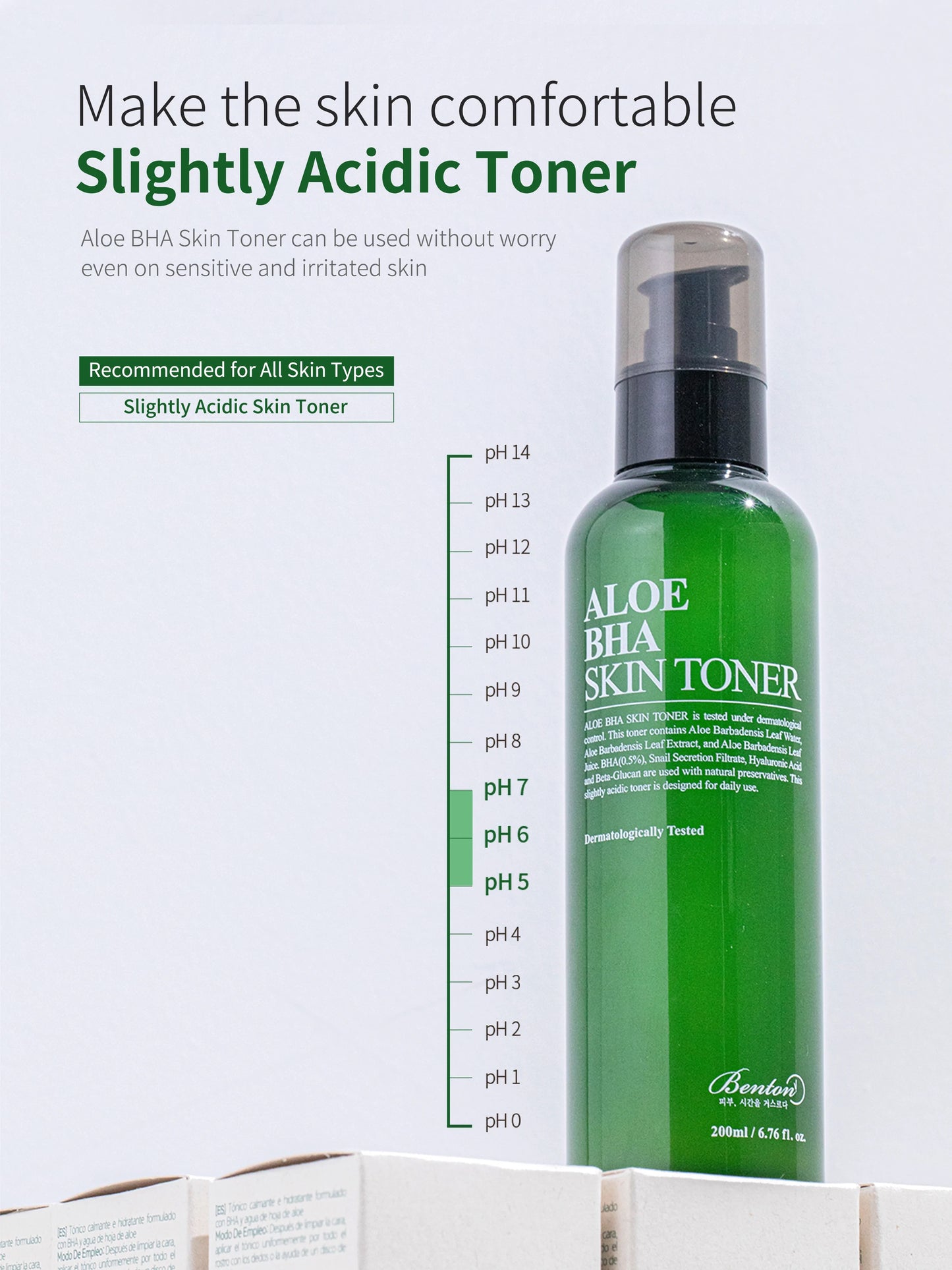 Benton Aloe BHA Skin Toner 200ml - Renewal