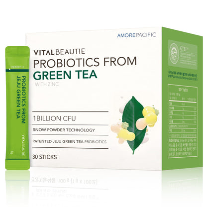 VitalBeautie Green Tea Probiotics 60 Sticks